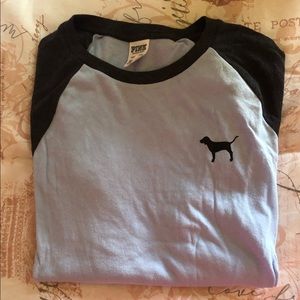Pink 3/4 sleeve t shirt